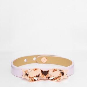 Ted baker leather bow bracelet